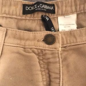 Dolce and Gabbana Tan Pants